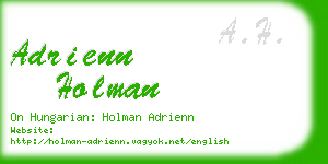 adrienn holman business card